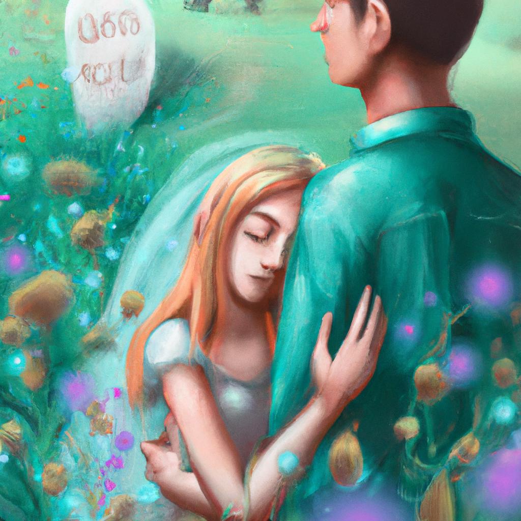Imagem de capa do post "Significado Místico de Sonhar com o Marido Nu: Desvende o Mistério!" com um desenho digital