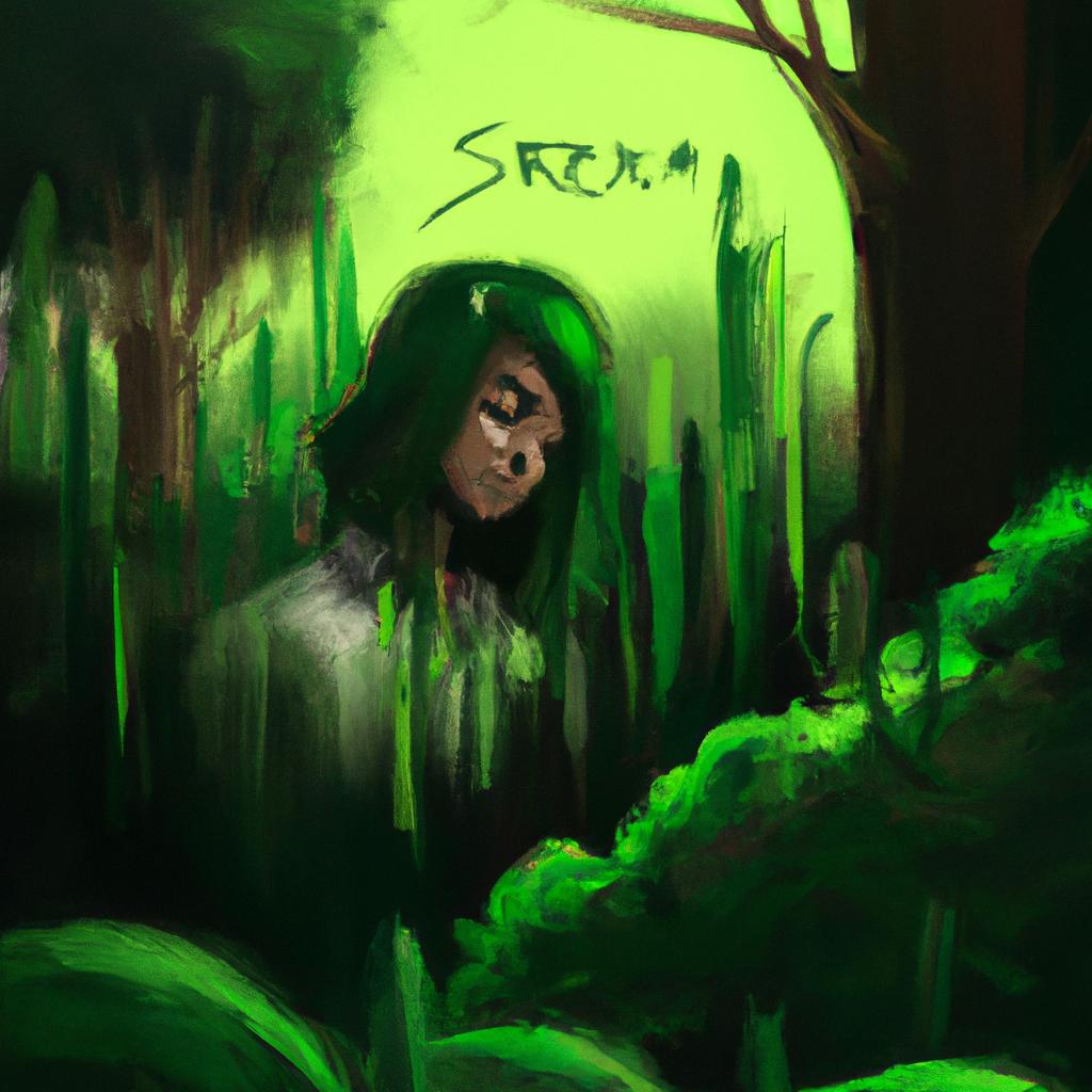 Imagem de capa do post "Sonhar com Mata Verde: Descubra seu Verdadeiro Significado!" com um desenho digital
