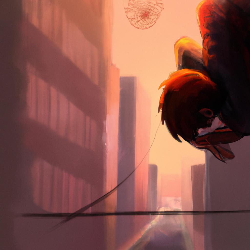 Imagem de capa do post "Sonhar com Matando Aranha: O Que Significa? Descubra!" com um desenho digital