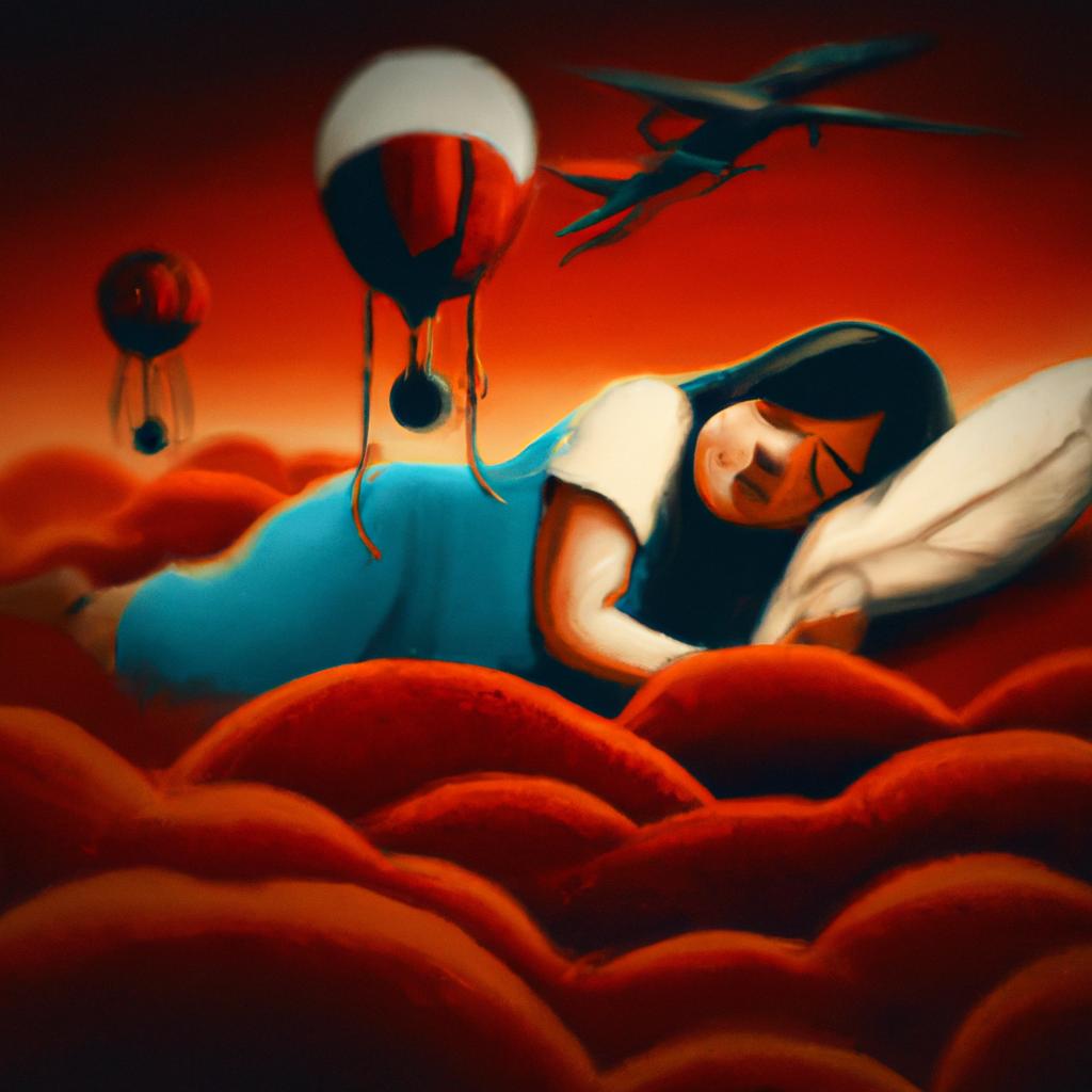 Imagem de capa do post "Sonhar com Menstruação Sangue: O que Significa?" com um desenho digital