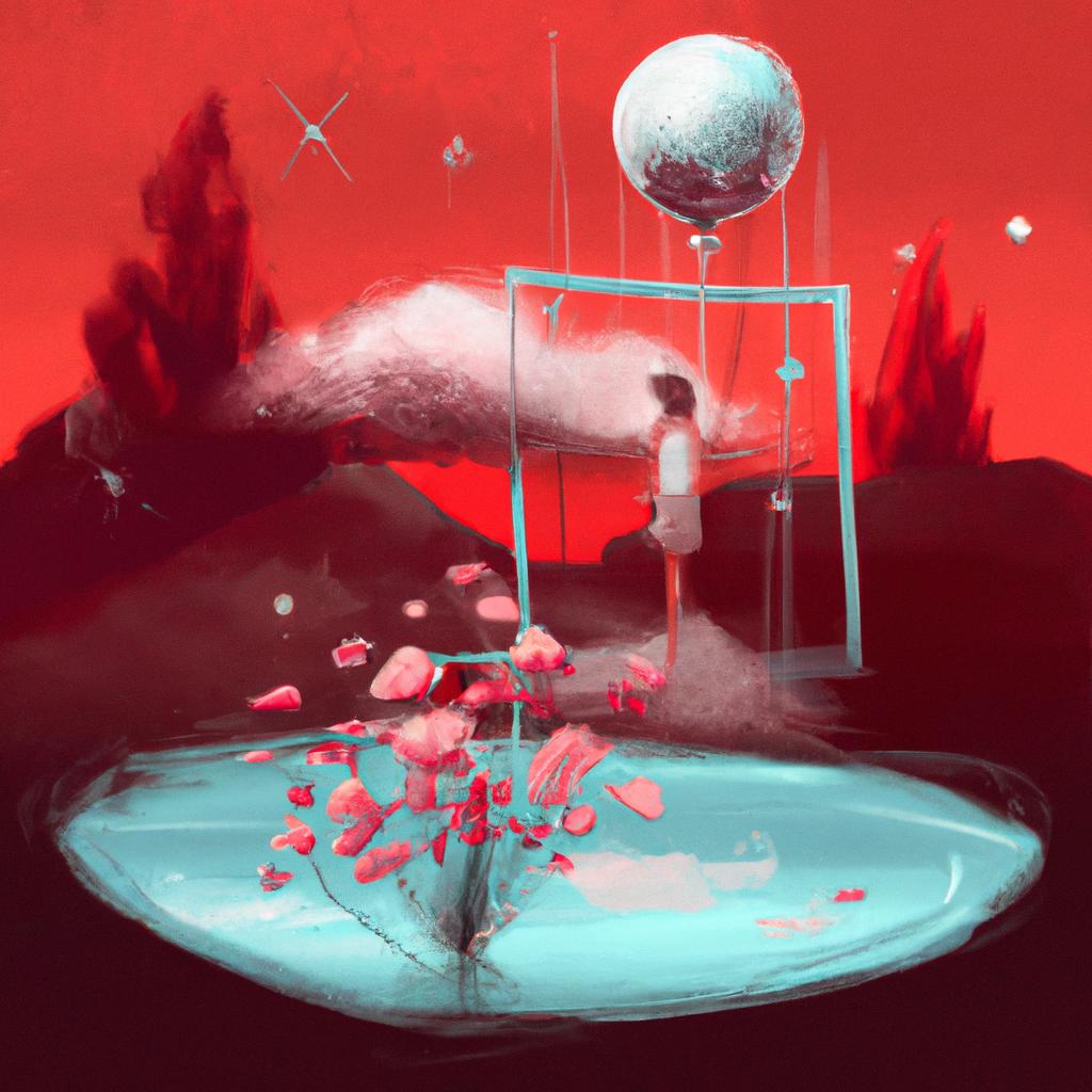 Imagem de capa do post "Descubra o Significado de Sonhar com Menstruação!" com um desenho digital