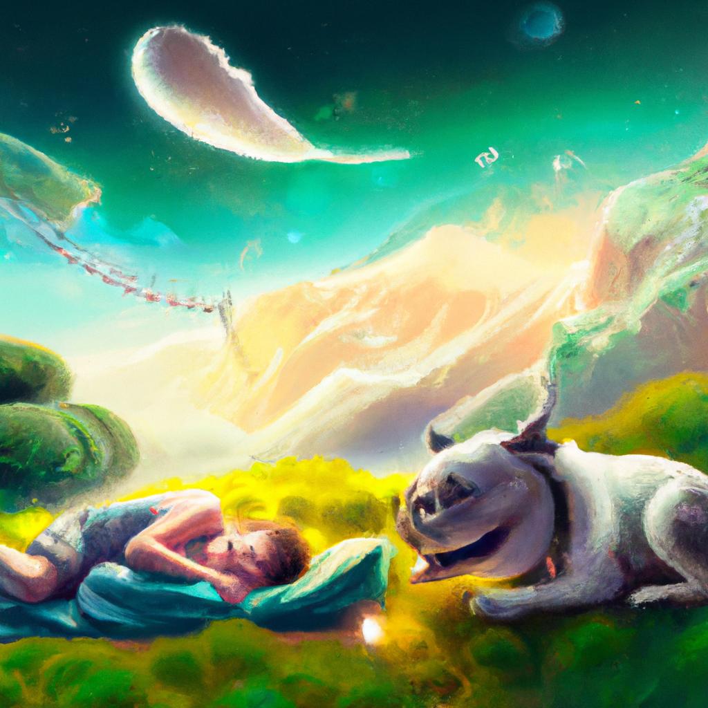 Imagem de capa do post "Sonhar Com Meu Cachorro Machucado: Descubra o Significado!" com um desenho digital