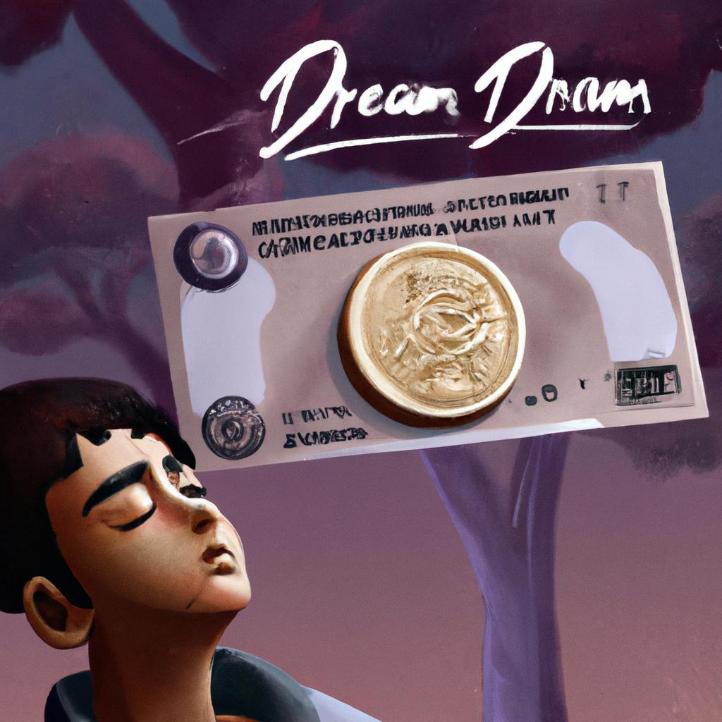 Imagem de capa do post "Descubra o Significado de 'Sonhar com Moeda de 1 Real'!" com um desenho digital