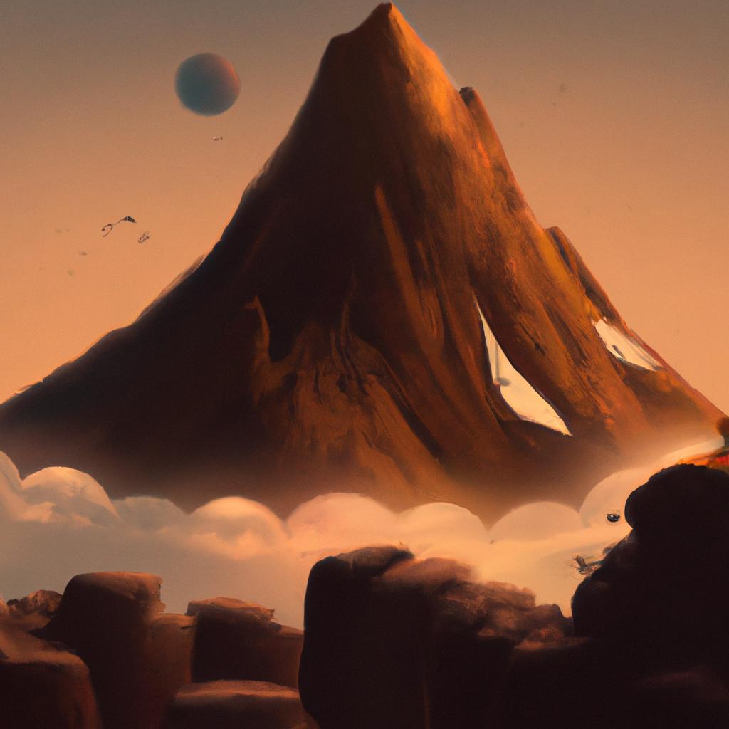 Imagem de capa do post "Descubra o Significado de Sonhar com Morro!" com um desenho digital