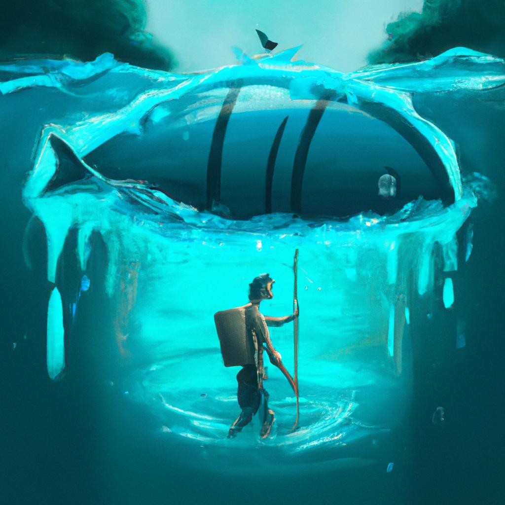 Imagem de capa do post "Sonhar com Muita Água Suja: Descubra o Significado!" com um desenho digital