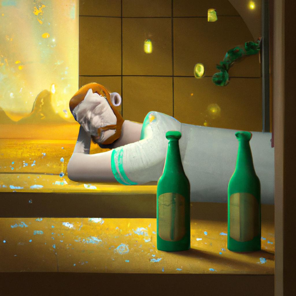 Imagem de capa do post "Sonhar com Muita Cerveja? Descubra o Significado! com um desenho digital