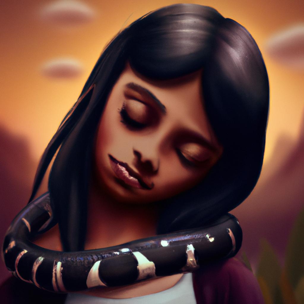 Imagem de capa do post Descubra o que Significa Sonhar com Muitas Cobras Pretas! com um desenho digital