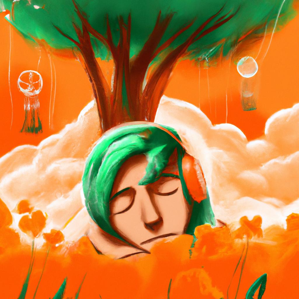 Imagem de capa do post Sonhar com Muita Laranja Verde: O Que Significa? com um desenho digital