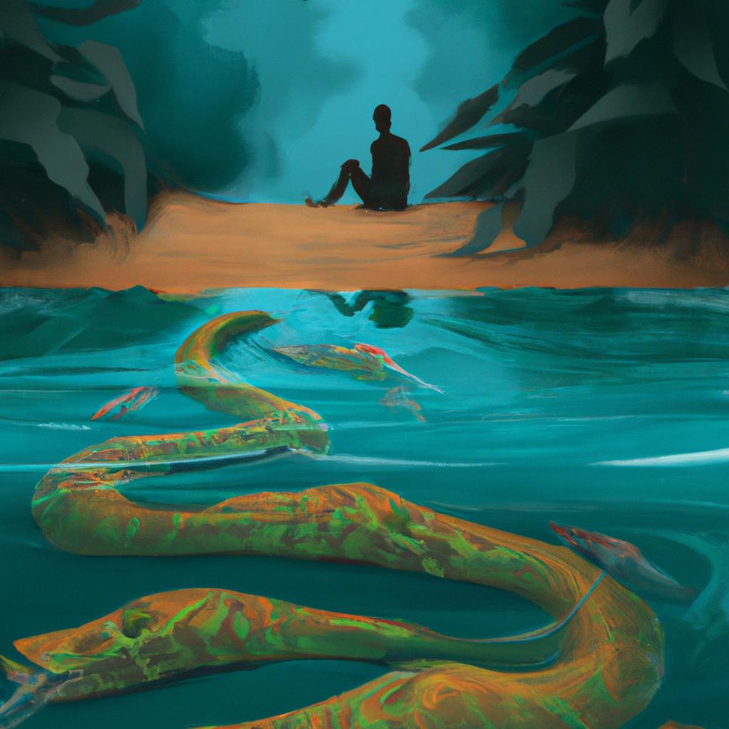 sonhar com muitas cobras na agua3