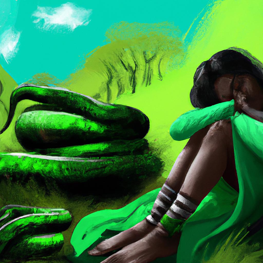 sonhar com muitas cobras verdes2