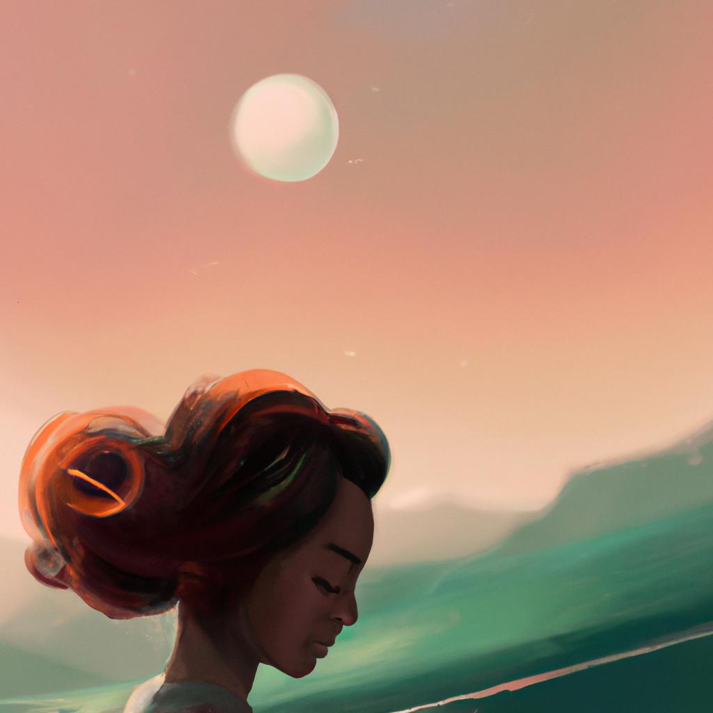 Imagem de capa do post "Sonhar com Mulher Estranha: Descubra o seu Significado!" com um desenho digital