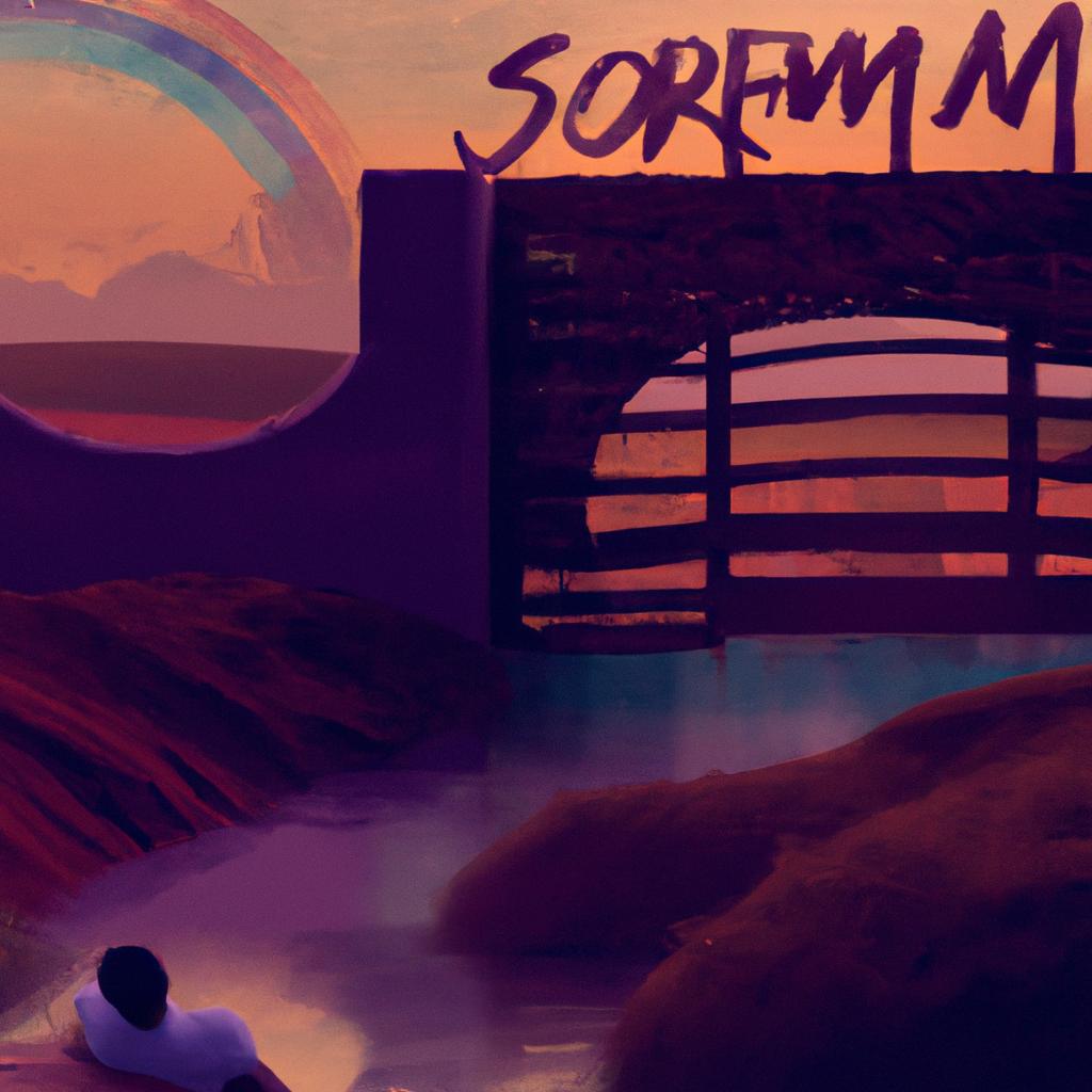 Imagem de capa do post "Descubra o que Significa Sonhar com Muro Alto!" com um desenho digital