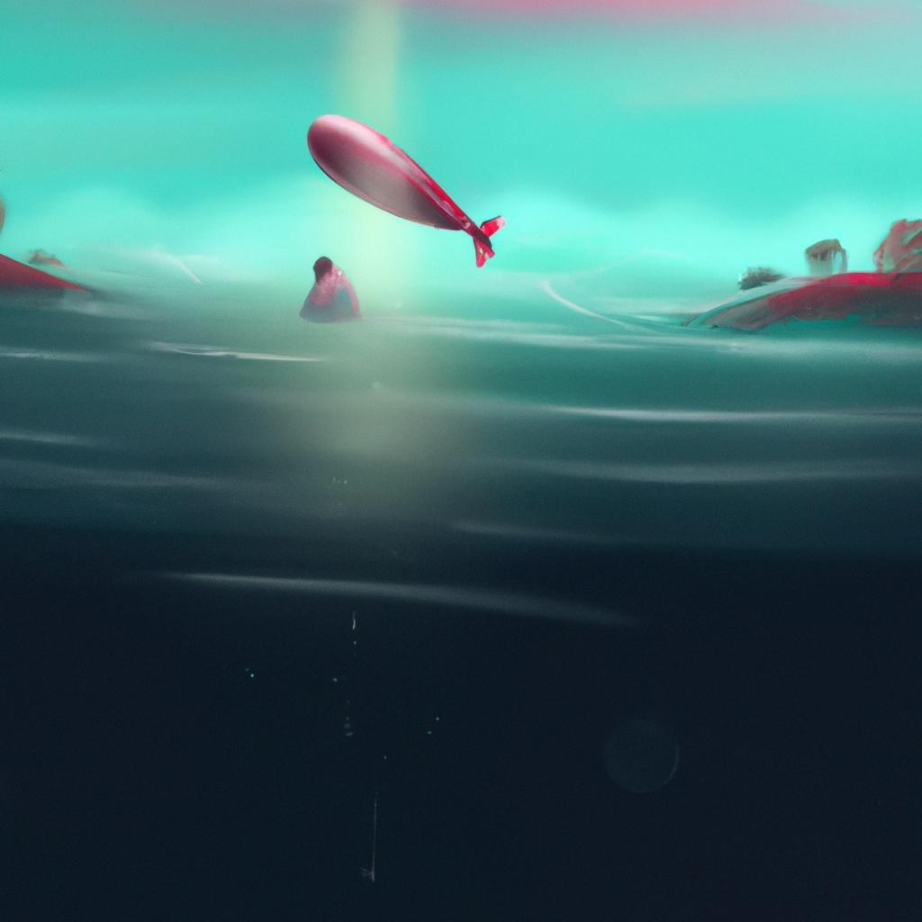 Imagem de capa do post "Sonhar com Nadar no Mar: Descubra o Significado dos Seus Sonhos!" com um desenho digital