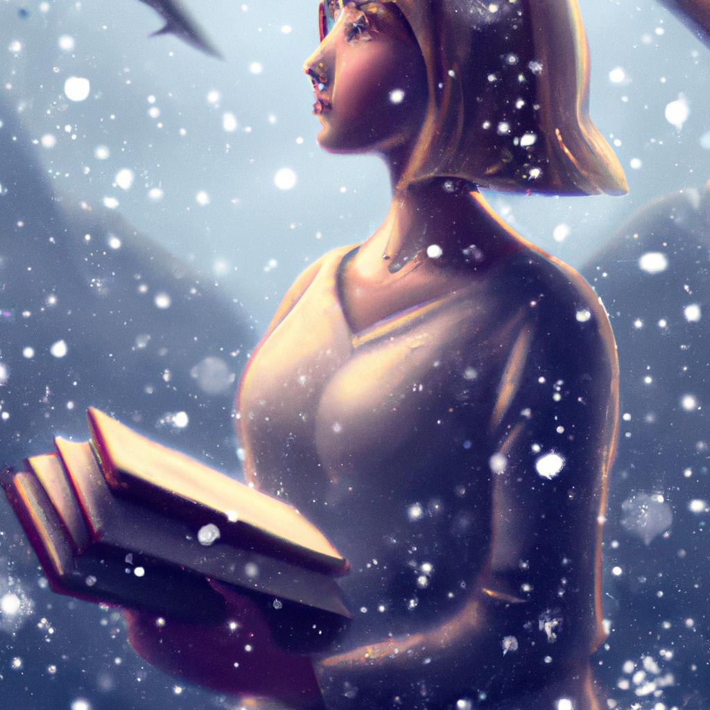 Imagem de capa do post Descubra o Significado de Sonhar com Neve no Livro dos Sonhos! com um desenho digital