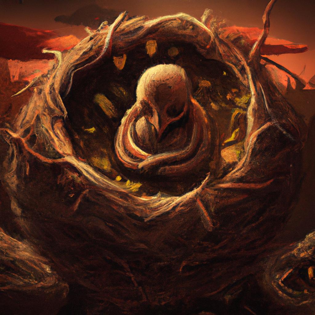 Imagem de capa do post Descubra o que Significa Sonhar com Ninho! com um desenho digital