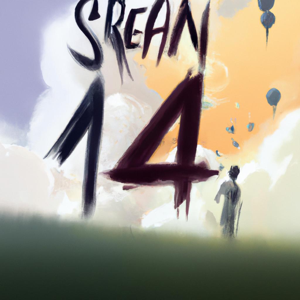 Imagem de capa do post "O Que Significa Sonhar com o Número 14? Descubra já!" com um desenho digital