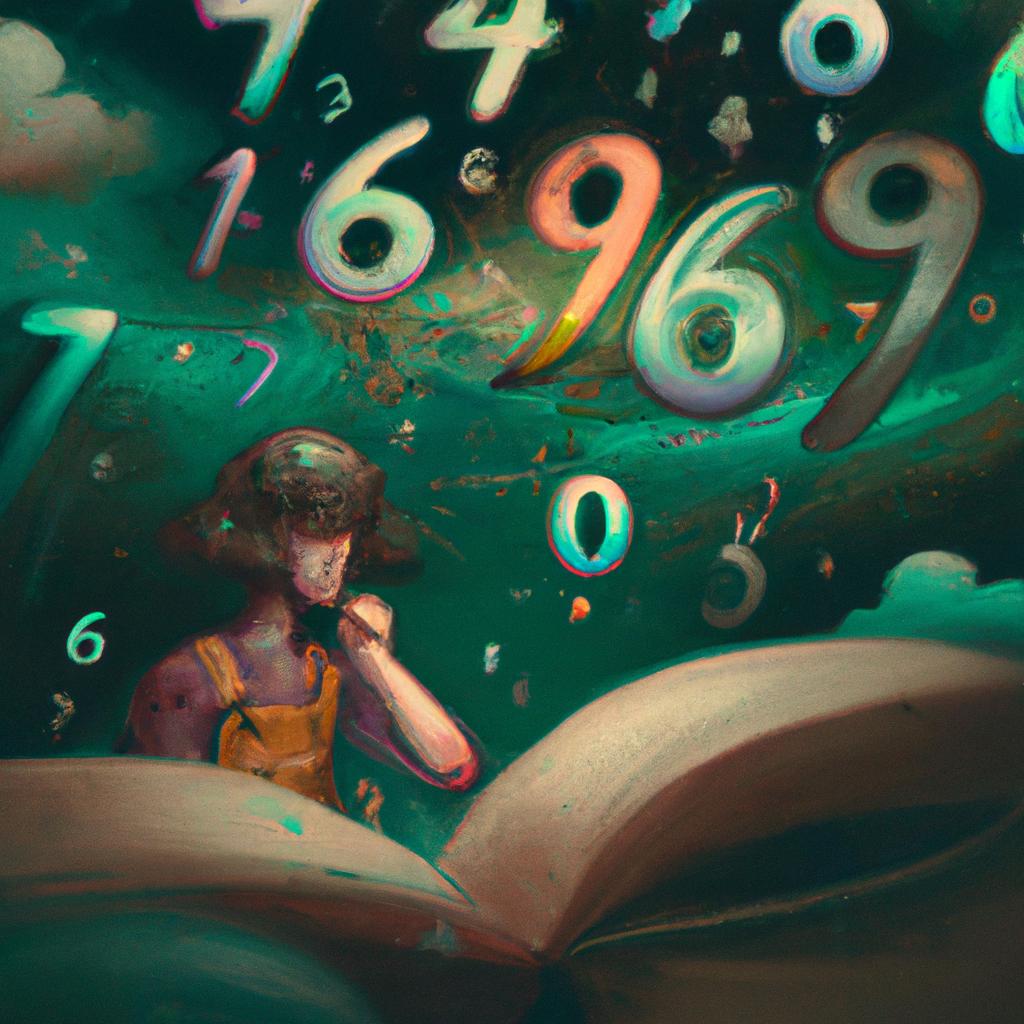 Imagem de capa do post "Descubra o Significado dos Números que Sonhou no Livro dos Sonhos!" com um desenho digital