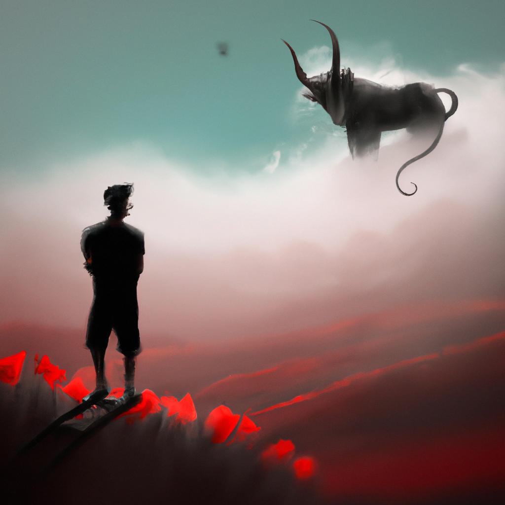 Imagem de capa do post Sonhar com o Diabo: Descubra o Que Significa! com um desenho digital