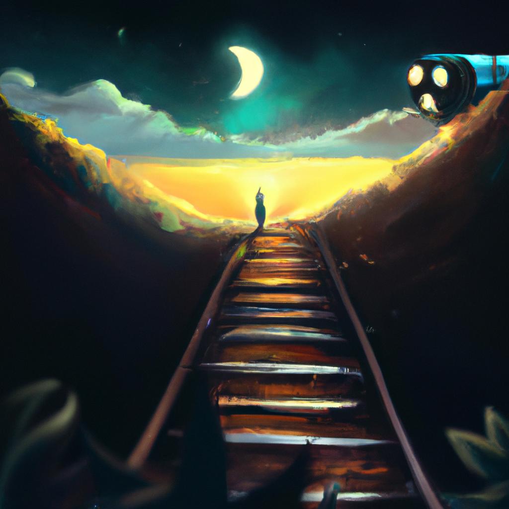 Imagem de capa do post "Descubra o Significado de Sonhar com Obstáculos no Caminho!" com um desenho digital