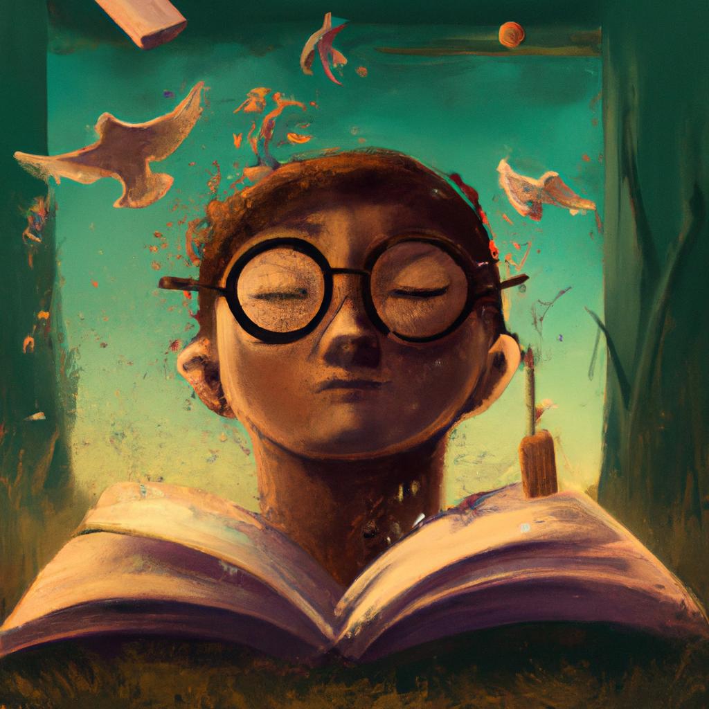 Imagem de capa do post "Descubra o Que Significa Sonhar com Óculos Quebrado no Livro dos Sonhos!" com um desenho digital