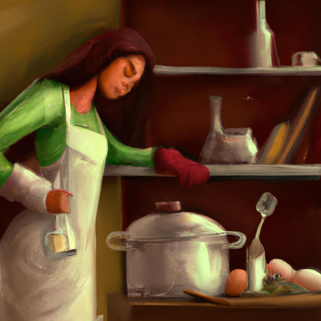 Imagem de capa do post "Sonhar com Óleo de Cozinha: Descubra o Significado Oculto" com um desenho digital