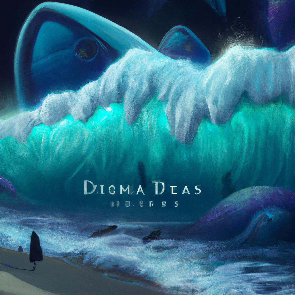 Imagem de capa do post Descubra o Que Significa Sonhar com Onda Invadindo! com um desenho digital