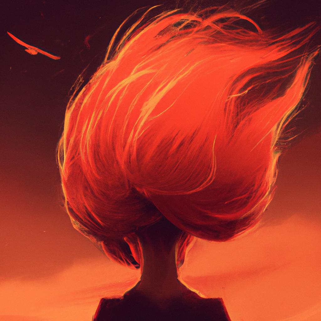 Imagem de capa do post "Sonhar com Cabelos Caindo: Significado Revelado!" com um desenho digital