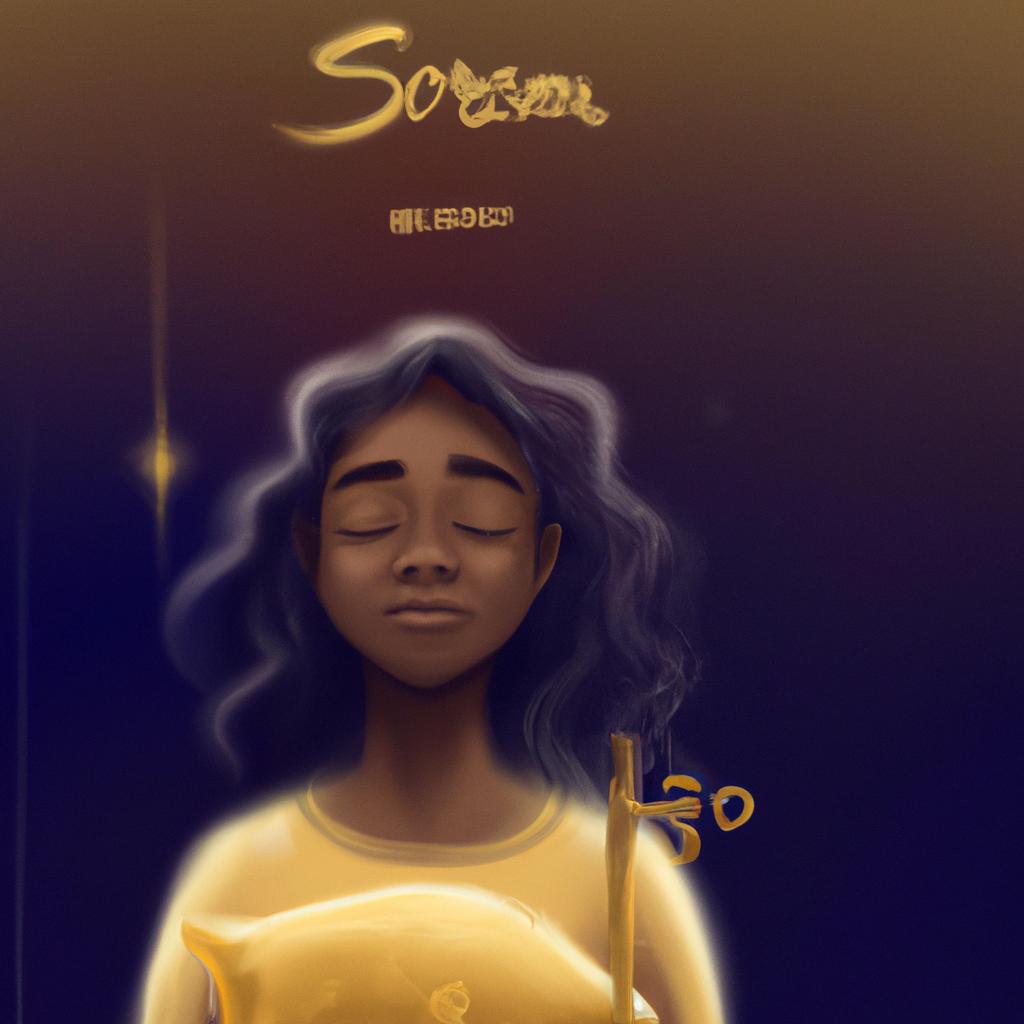 Imagem de capa do post "Sonhar com Ouro: Significado Bíblico Revelado!" com um desenho digital
