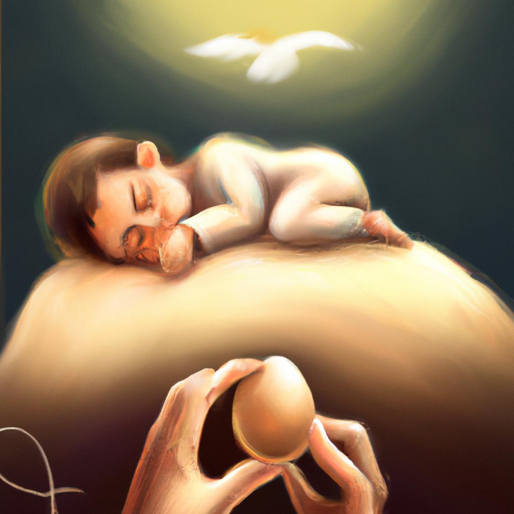 Imagem de capa do post "Sonhar com Ovo com Filhote: O Significado Revelado!" com um desenho digital