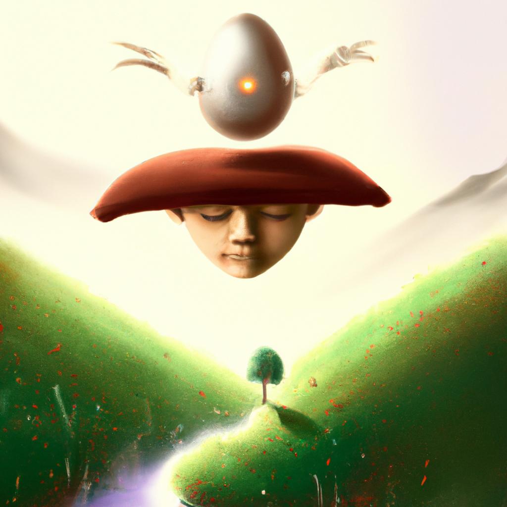 Imagem de capa do post "Descubra o Que Significa Sonhar com Ovo de Codorna!" com um desenho digital