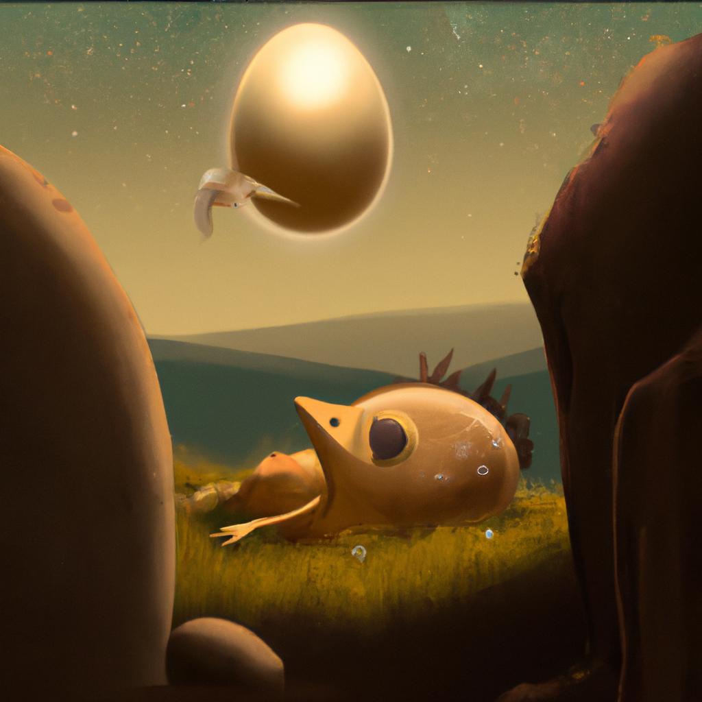 Imagem de capa do post "Descubra o que Significa Sonhar com Ovo Podre Jogo do Bicho!" com um desenho digital