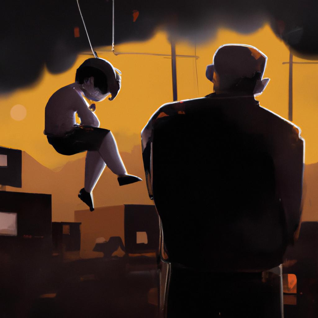 Imagem de capa do post "Descubra o Significado de Sonhar com Pai Falecido e Dinheiro!" com um desenho digital