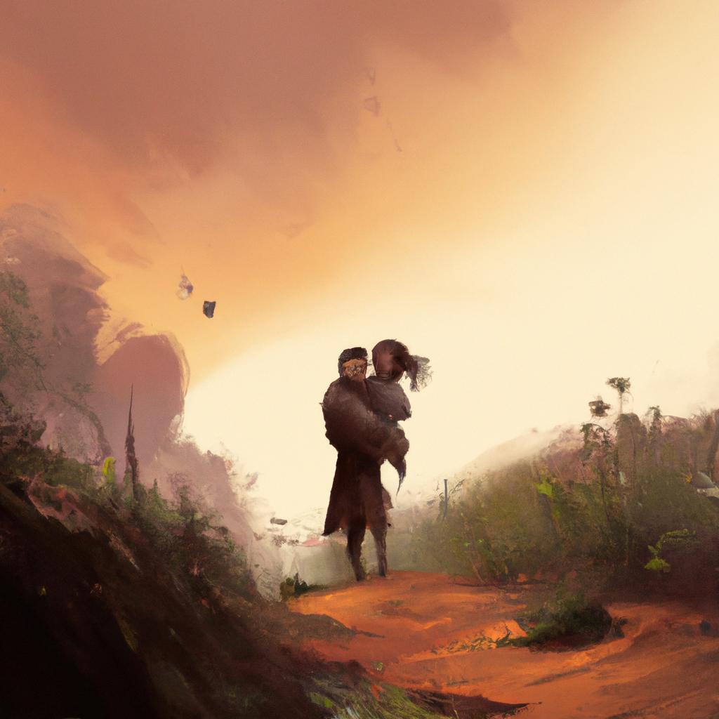 Imagem de capa do post "Sonhar com Pai Machucado: Entenda o Significado Oculto" com um desenho digital