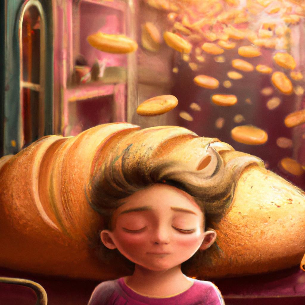 Imagem de capa do post "Descubra o Significado de Sonhar com Pão Francês!" com um desenho digital