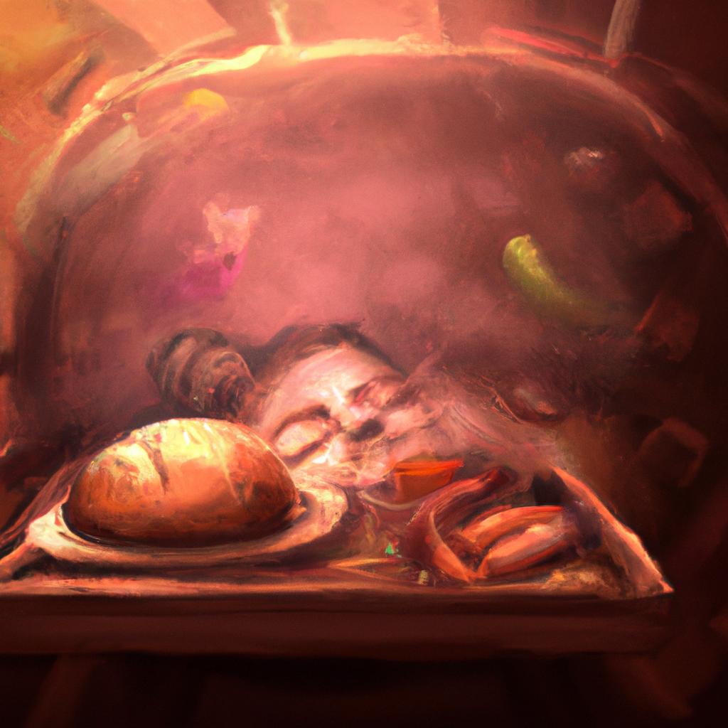 Imagem de capa do post "Sonhar com Pão Queimado - O que Significa e o que Fazer?" com um desenho digital