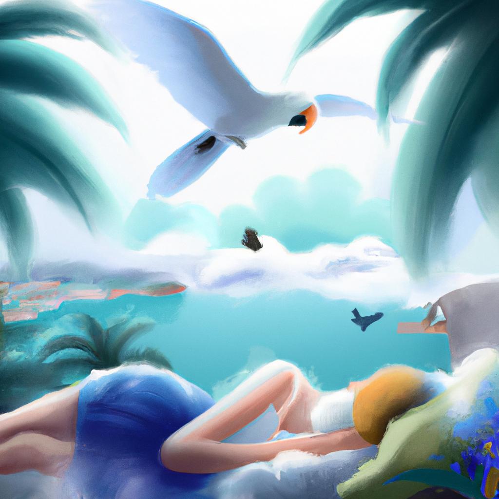 Imagem de capa do post "Sonhar com Papagaio Branco: Entenda o Significado Desse Sonho!" com um desenho digital