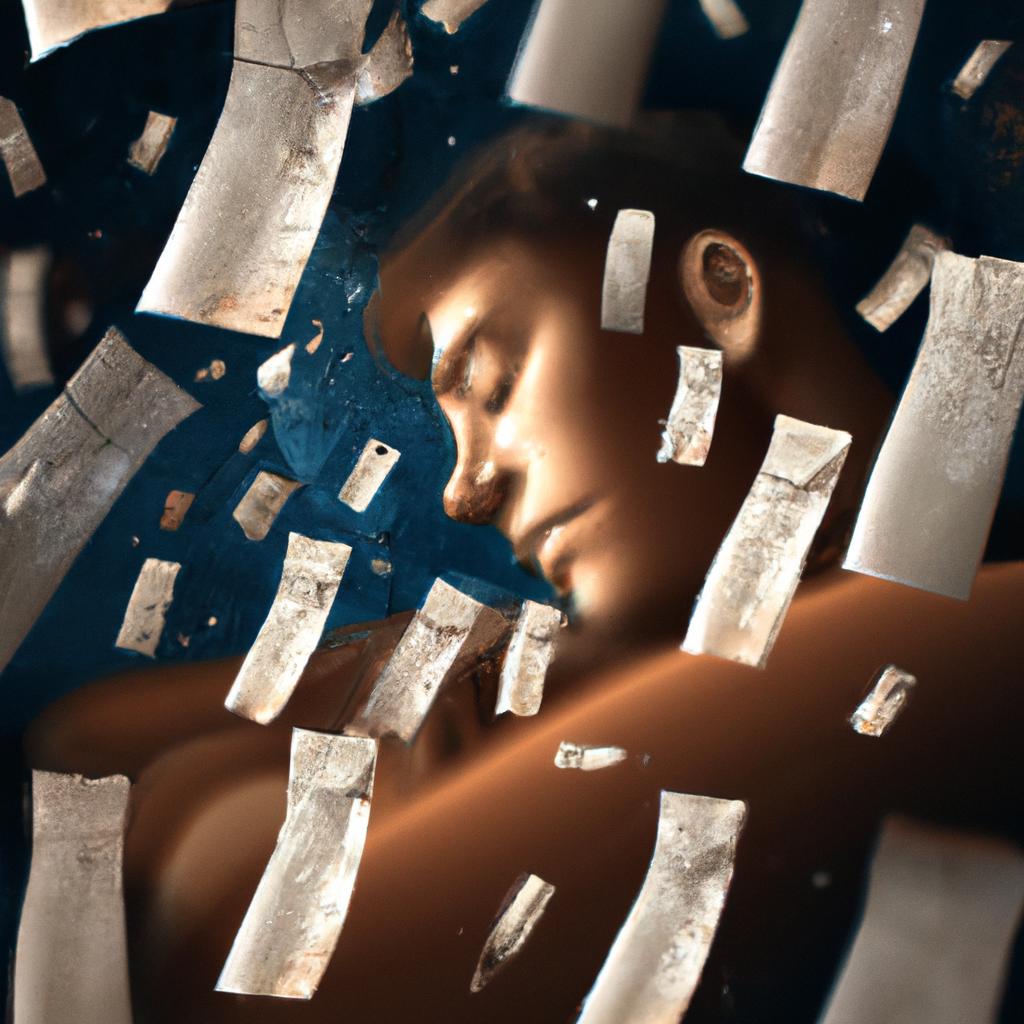 Imagem de capa do post "Sonhar com Papéis Revela o Seu Subconsciente?" com um desenho digital