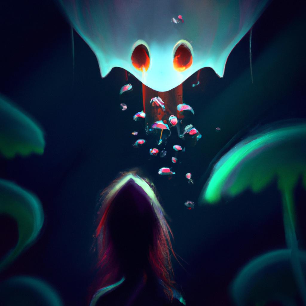 Imagem de capa do post "Sonhar com Parasitas: Significado Revelado!" com um desenho digital