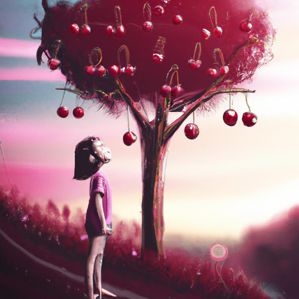 Imagem de capa do post "Descubra o que Significa Sonhar com Pé de Acerola!" com um desenho digital