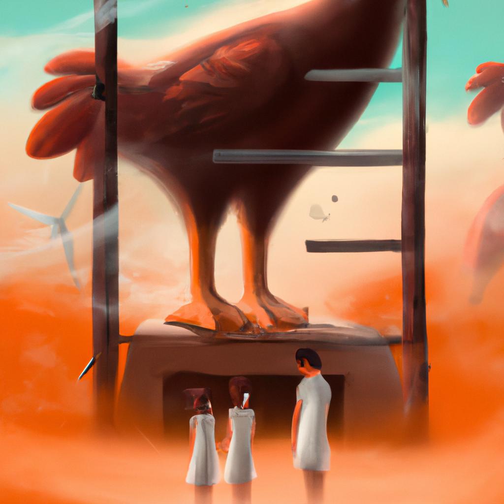 Imagem de capa do post Descubra o que Sonhar com Pé de Frango Significa! com um desenho digital