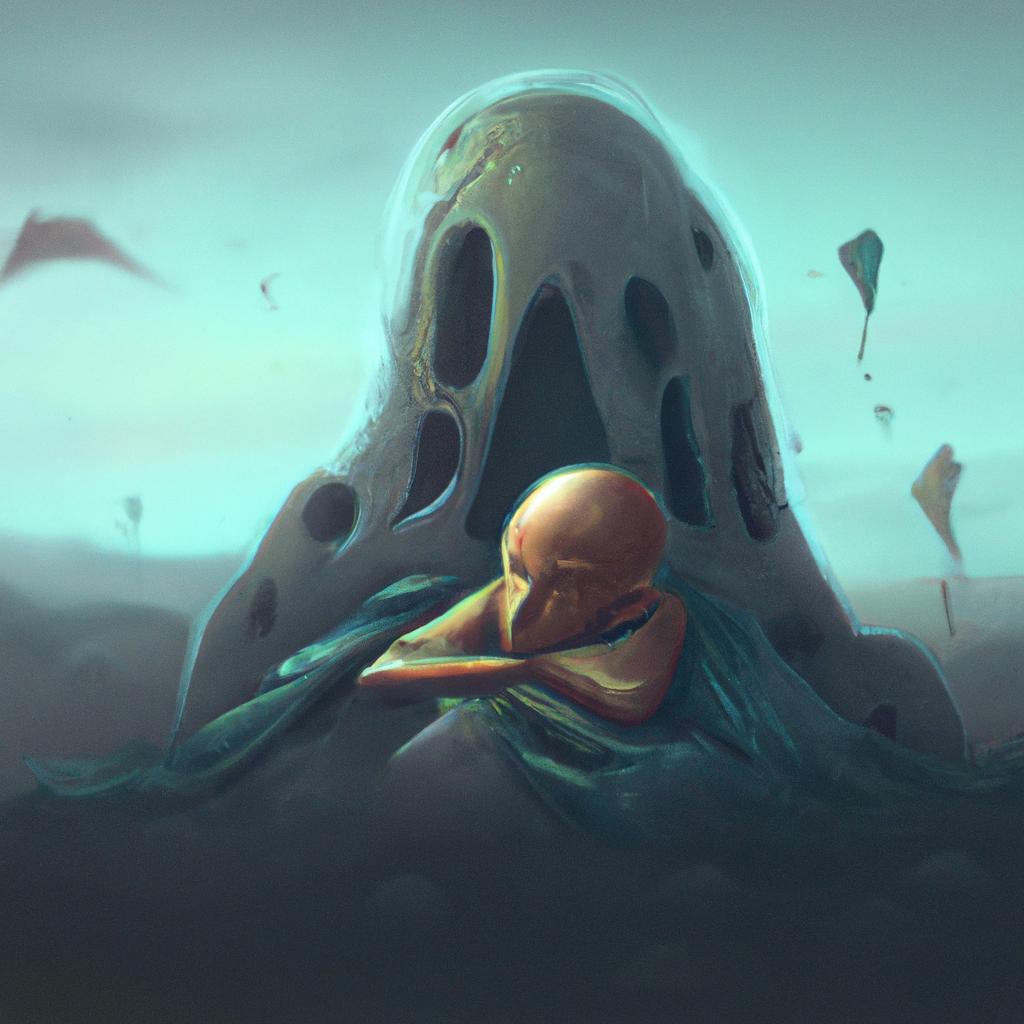 Imagem de capa do post "Sonhar com Pedrada: O Que Significa e Por Que Acontece?" com um desenho digital
