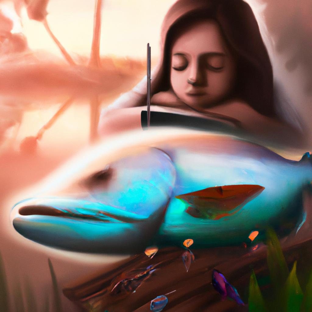 Imagem de capa do post Descubra o Que Significa Sonhar com Peixe Assado! com um desenho digital