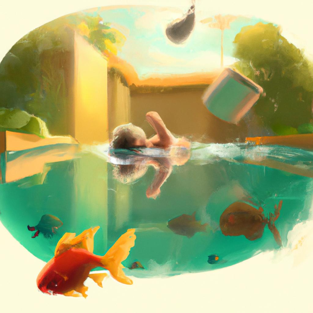 sonhar com peixe na piscina3