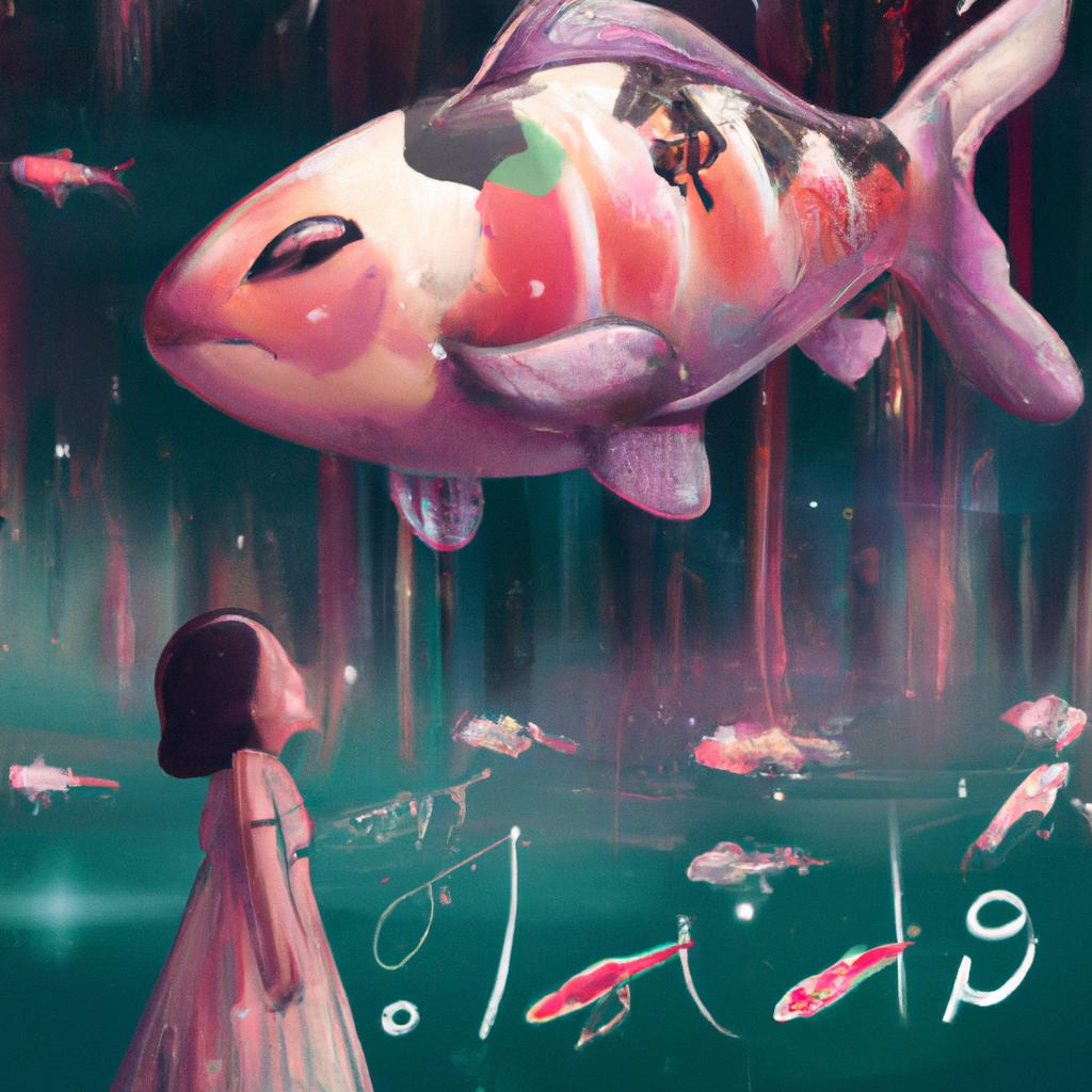 Imagem de capa do post Descubra o Significado do Sonho com Peixe e a Número da Sorte! com um desenho digital