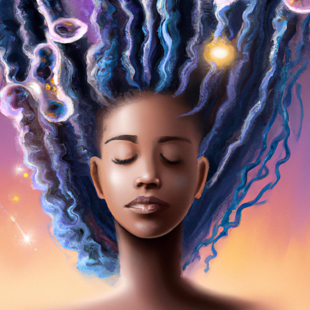 Imagem de capa do post "Descubra o Significado de sonhar com Pentear Cabelo!" com um desenho digital