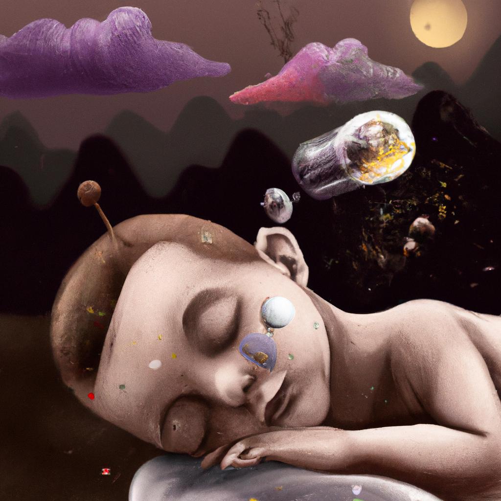 Imagem de capa do post "Descubra o Significado de Sonhar com Perda de Bebê" com um desenho digital