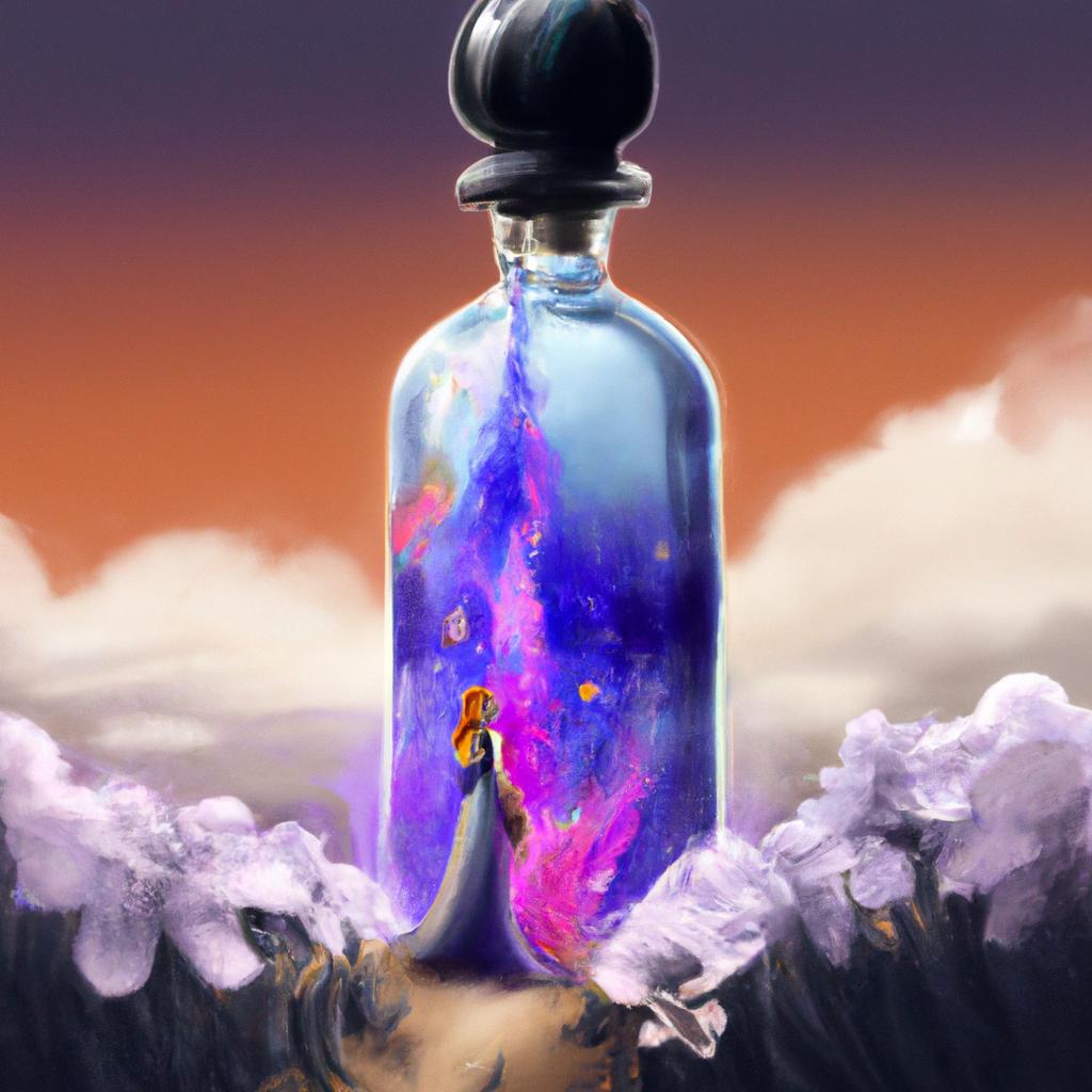 Imagem de capa do post Sonhar com Perfume Derramado: Descubra o Significado! com um desenho digital