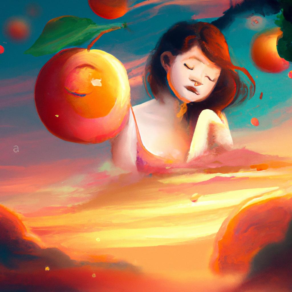 Imagem de capa do post Descubra o Significado de Sonhar com Pessego! com um desenho digital