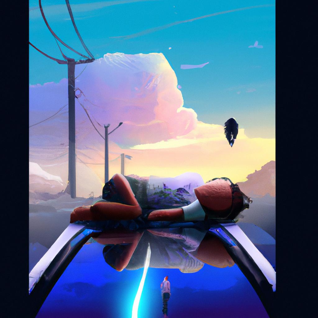 Imagem de capa do post "Sonhar com Pessoa Atropelada: O Que Significa?" com um desenho digital