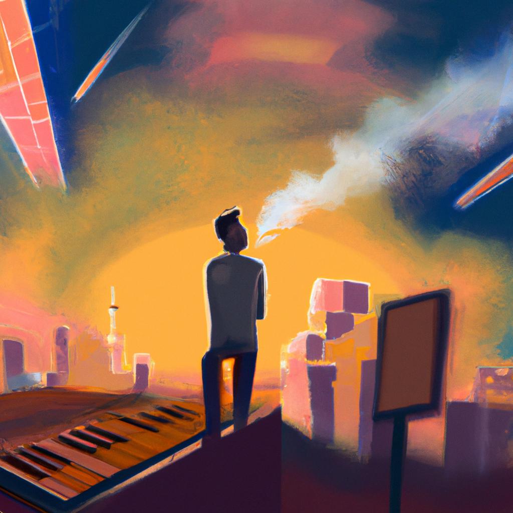Imagem de capa do post "Descubra o que Significa Sonhar com Pessoa Fumando!" com um desenho digital